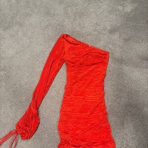 Red lucy in the sky dress